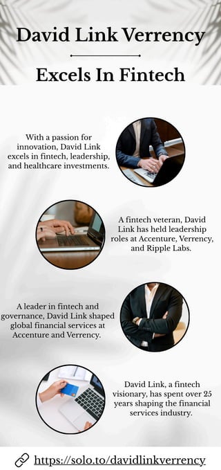 David Link Verrency - Excels In Fintech | PDF