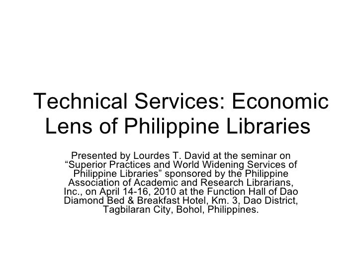Innovative Technical Services Economic Lens Of Libraries Innovative Technical Services Economic Lens Of Libraries