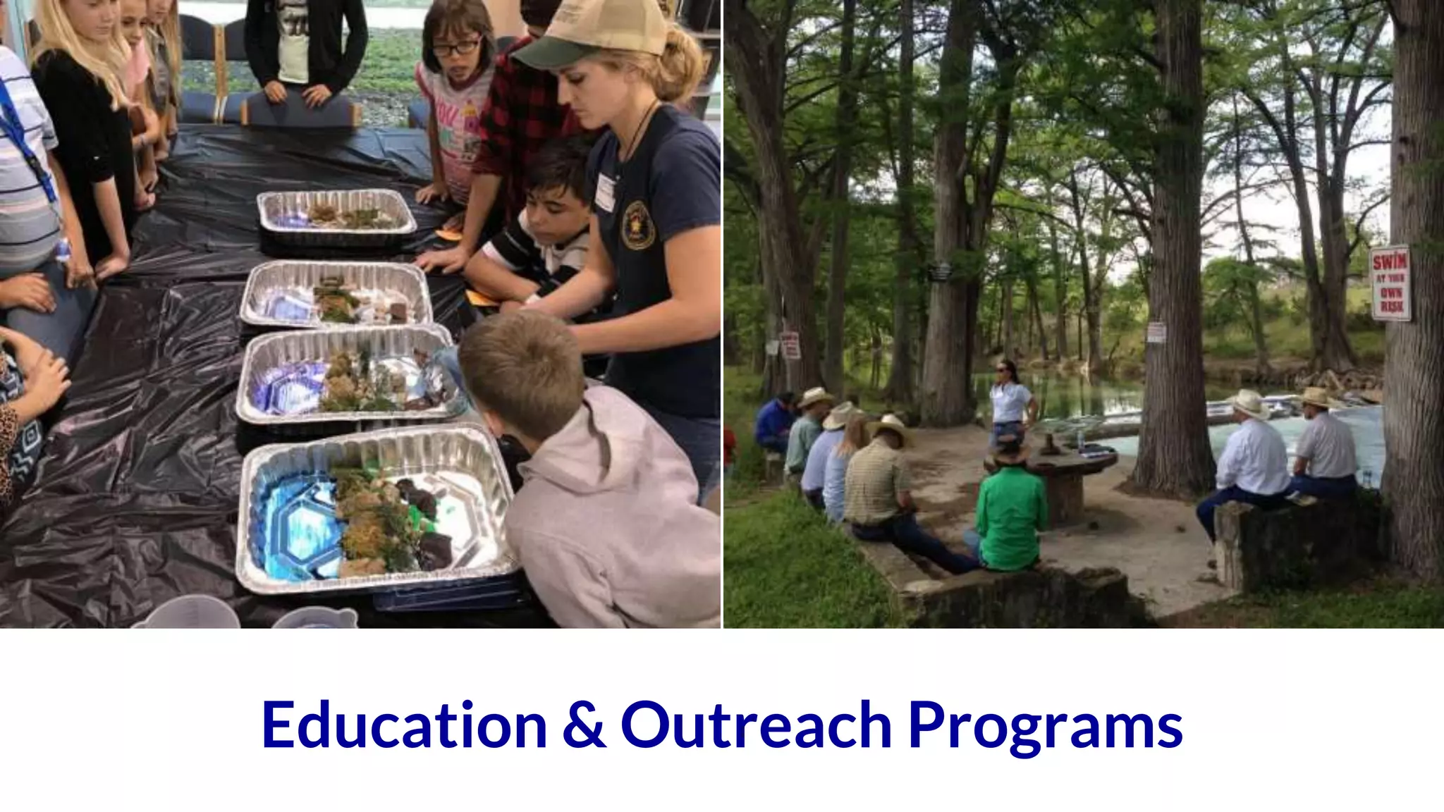 Education & Outreach Programs
 