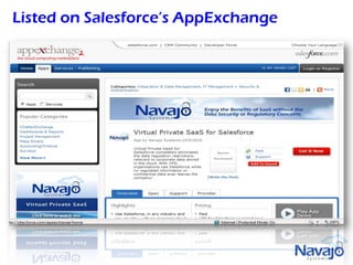 Listed on Salesforce’s AppExchange
 