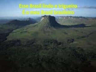 Esse Brasil lindo e trigueiro
É o meu Brasil brasileiro

 