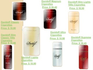 Davidoff Cigarettes