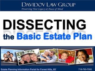 Estate Planning Information Portal for Forest Hills, NY 718-793-7000
 