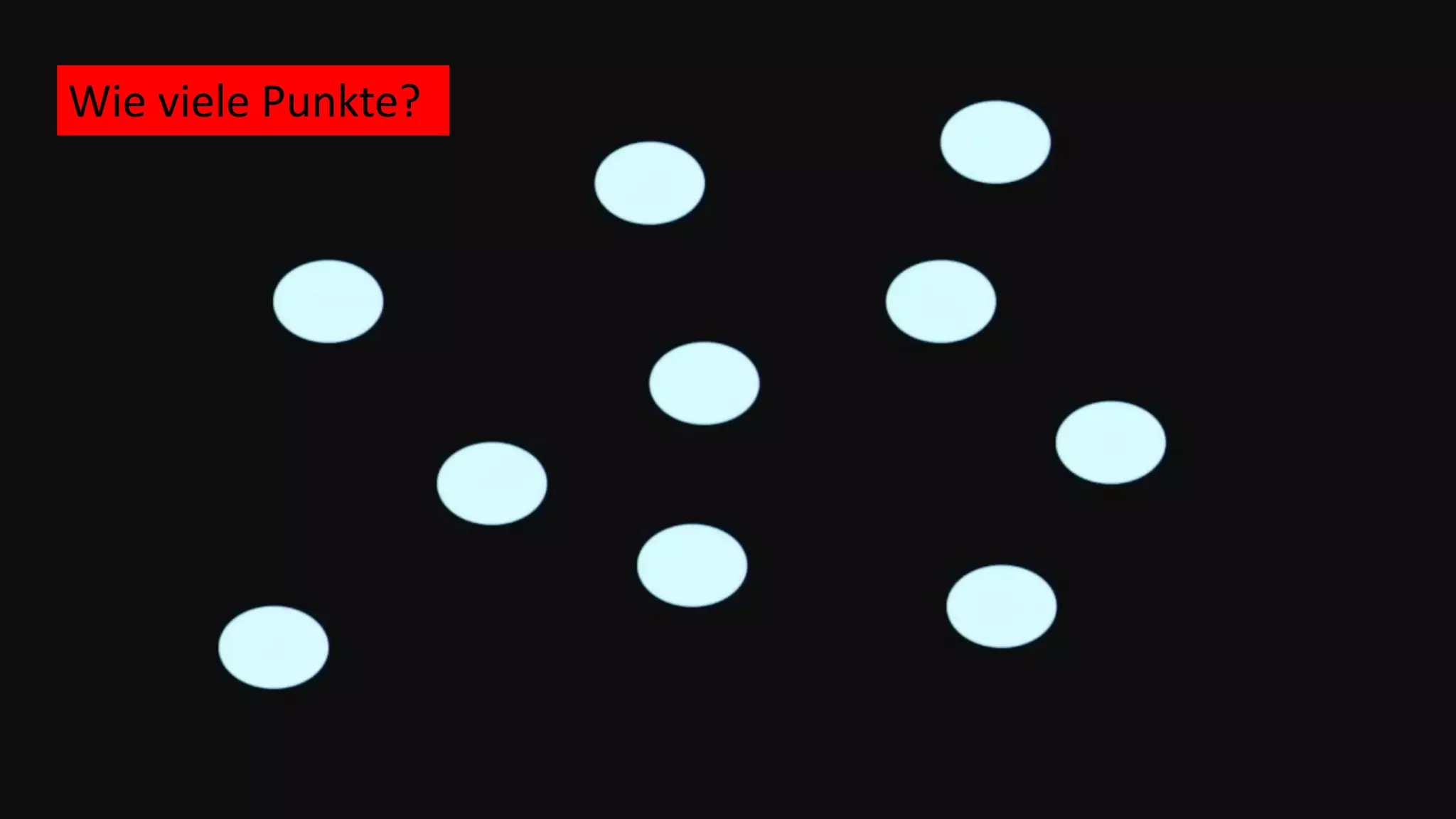Wie viele Punkte?
 