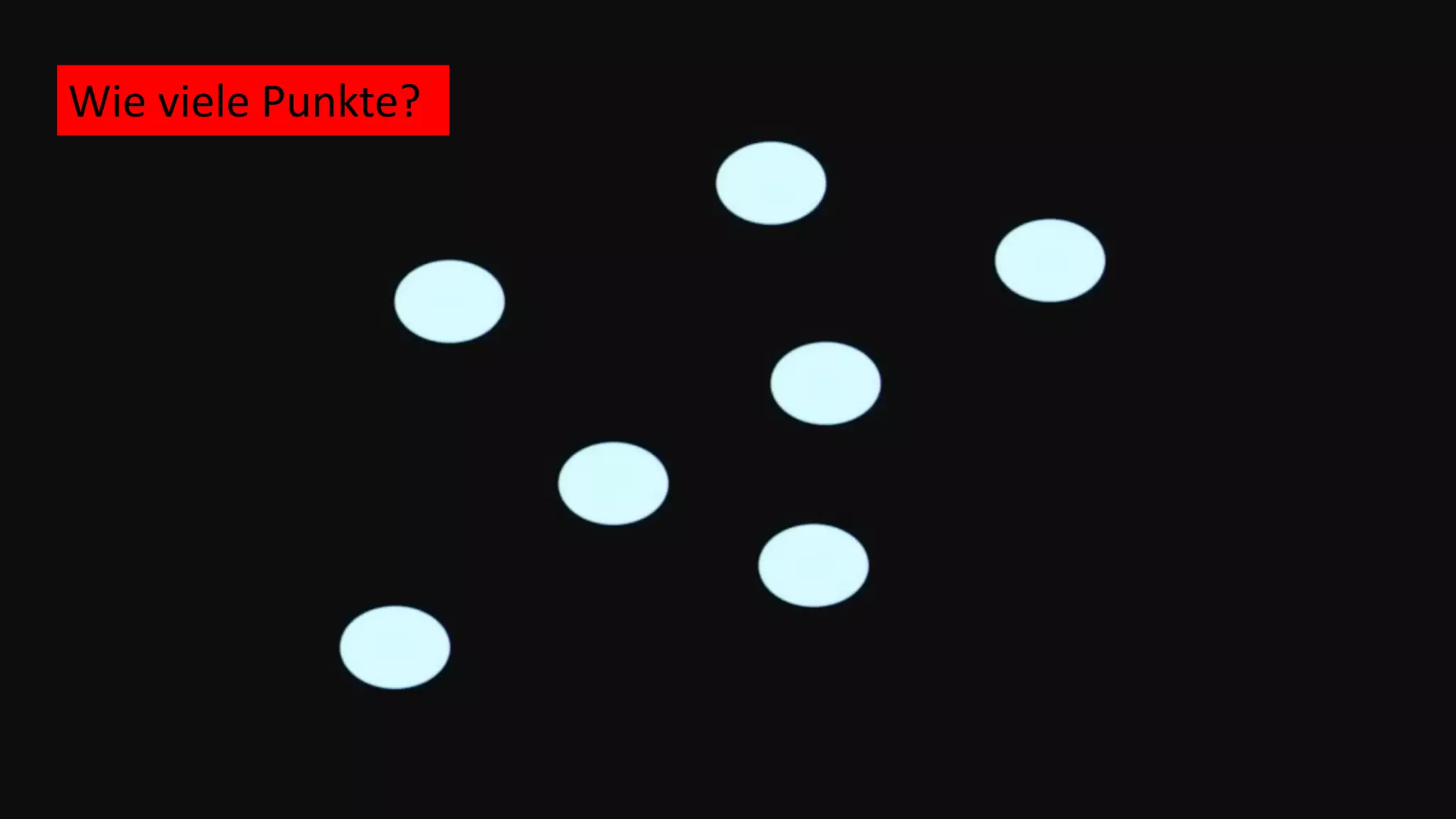 Wie viele Punkte?
 