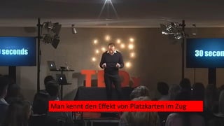 Man kennt den Effekt von Platzkarten im Zug
 