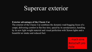 … mach eine
Botschaft pro
Folie
 