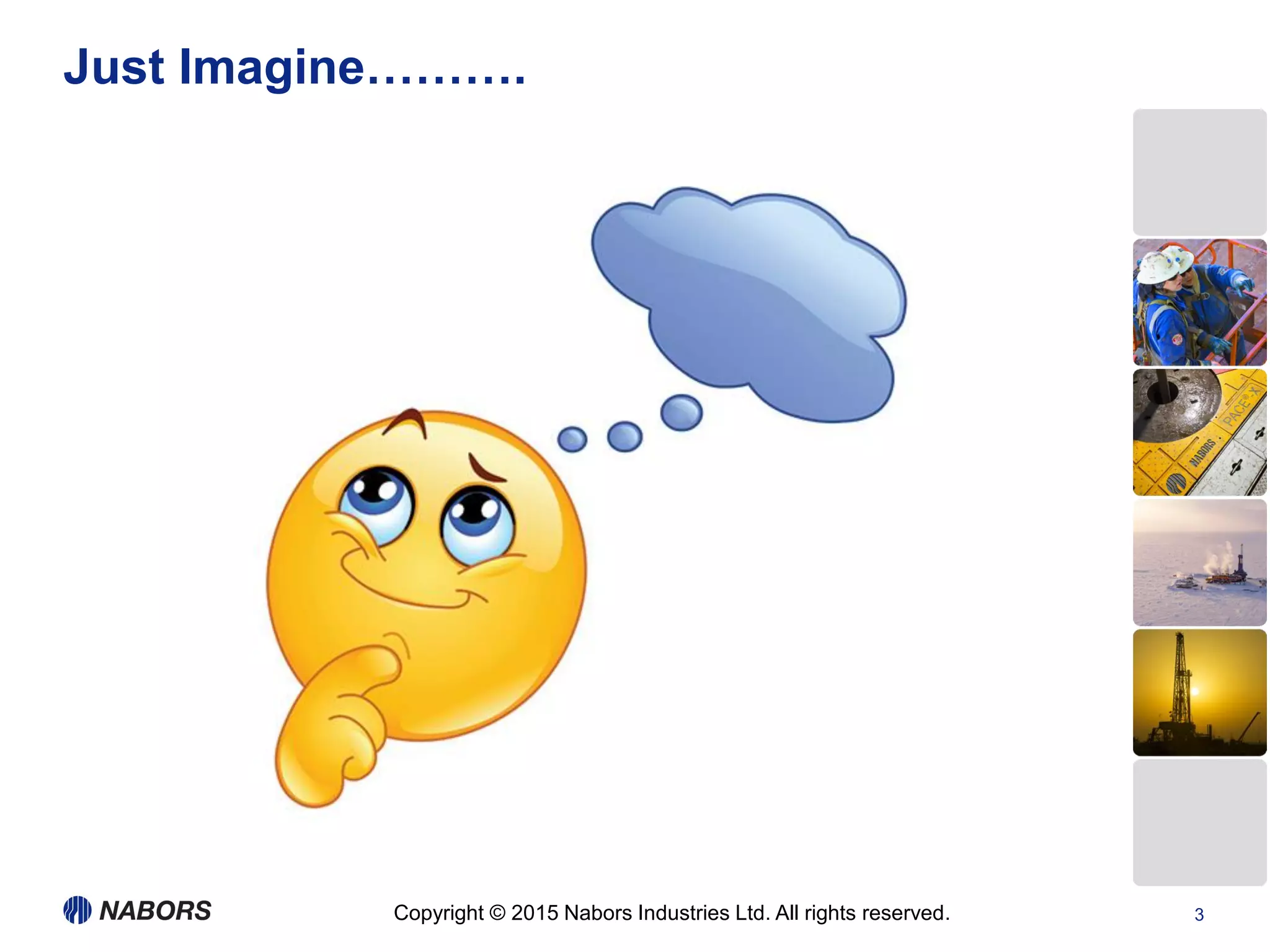 Copyright © 2015 Nabors Industries Ltd. All rights reserved.
Just Imagine……….
3