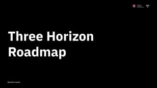Three Horizon
Roadmap
 