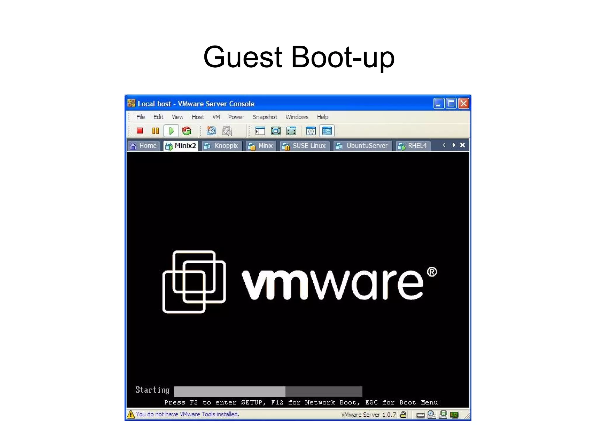 Guest Boot-up 