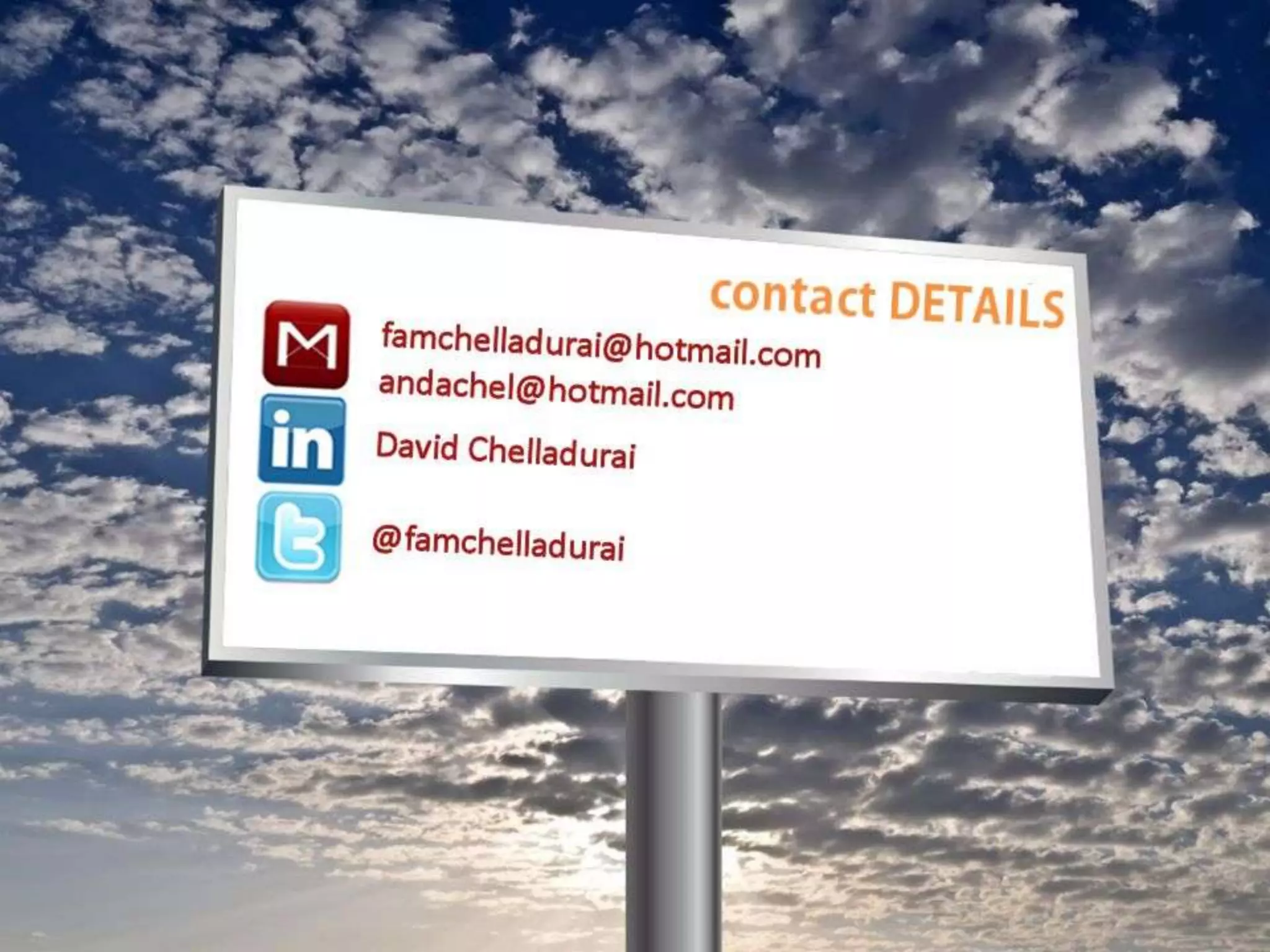 David resume ppt style 2012