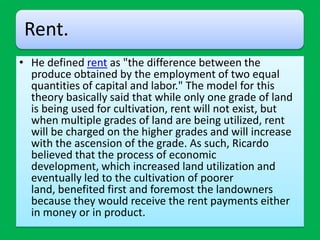 David ricardo | PPTX