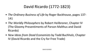 David Ricardo Graphics David_Ricardo.pptx