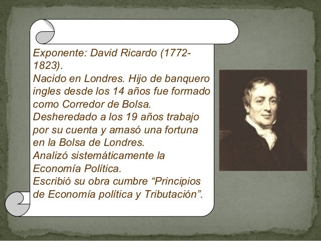 David ricardo teoria