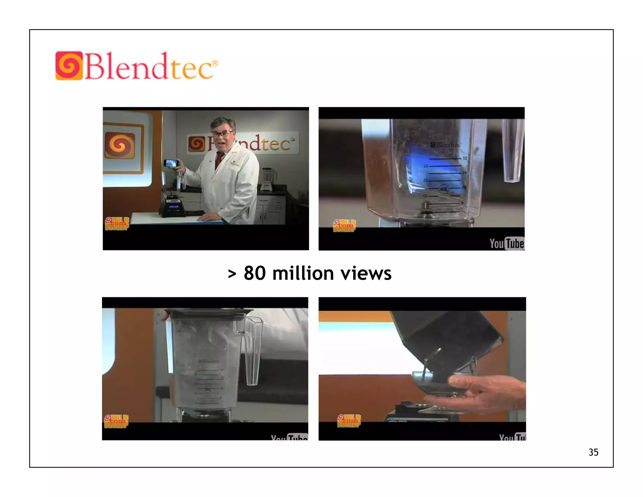 > 80 million views




                     35
 