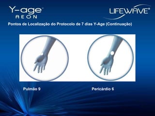 Pontos de Localização do Protocolo de 7 dias Y-Age (Continuação)‏ Pulmão 9 Pericárdio 6 