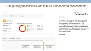 Use publicly accessible Data to build personalized assessments
Hi Barbara,
In doing a bit of research on fortinet.com, I n...