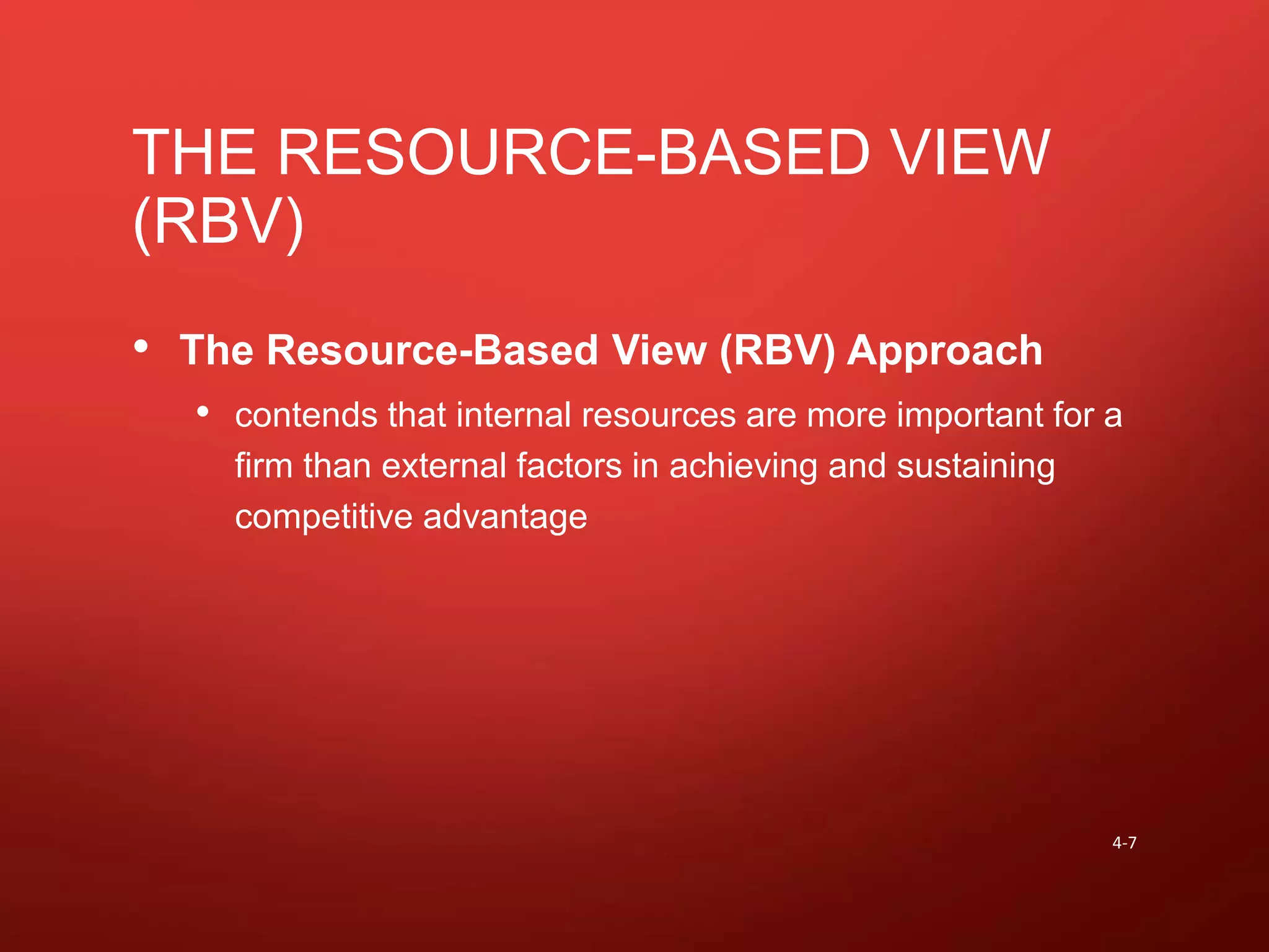 Internal Audit | Business Strategic Planning | Resource Based View ...