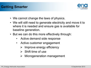 Generation has been run to match load, with some price signals to improve load curve (Economy 7) and reduce investment needs.