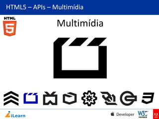 HTML5 – APIs – Multimídia

Multimídia

 