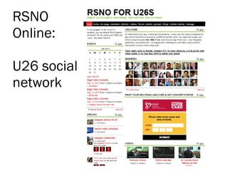 RSNO Online: U26 social network 