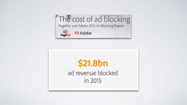What is the cost of ad blocking? - Digiday WTF Ad Blocking NYC, 1/14/16 Slide 2