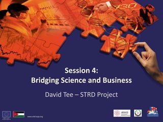 Session 4:Bridging Science and Business David Tee – STRD Project 