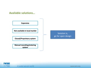 Open-Source Mobile Weather Stations: Providing Information for a More Secure Water Future