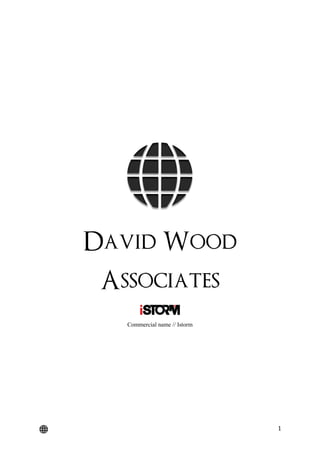 1
David Wood
Associates
Commercial name // Istorm
 