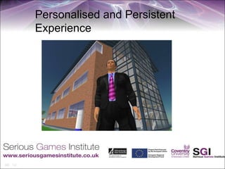Personalised and Persistent
Experience
 