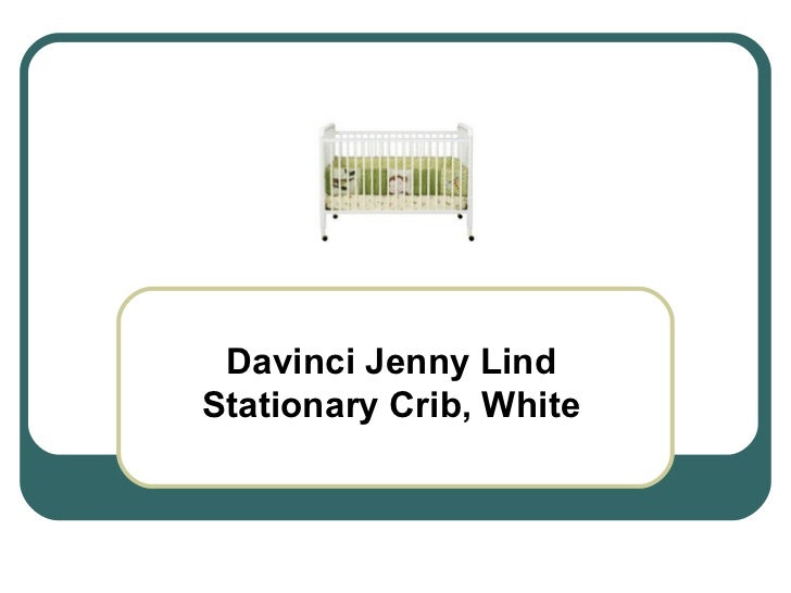 Babycribs Davinci Jenny Lind Stationary Baby Crib White