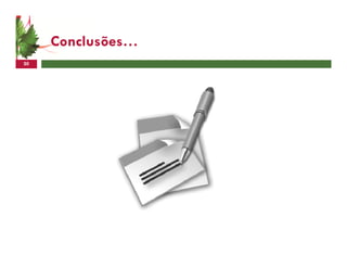 Conclusões…
20
 