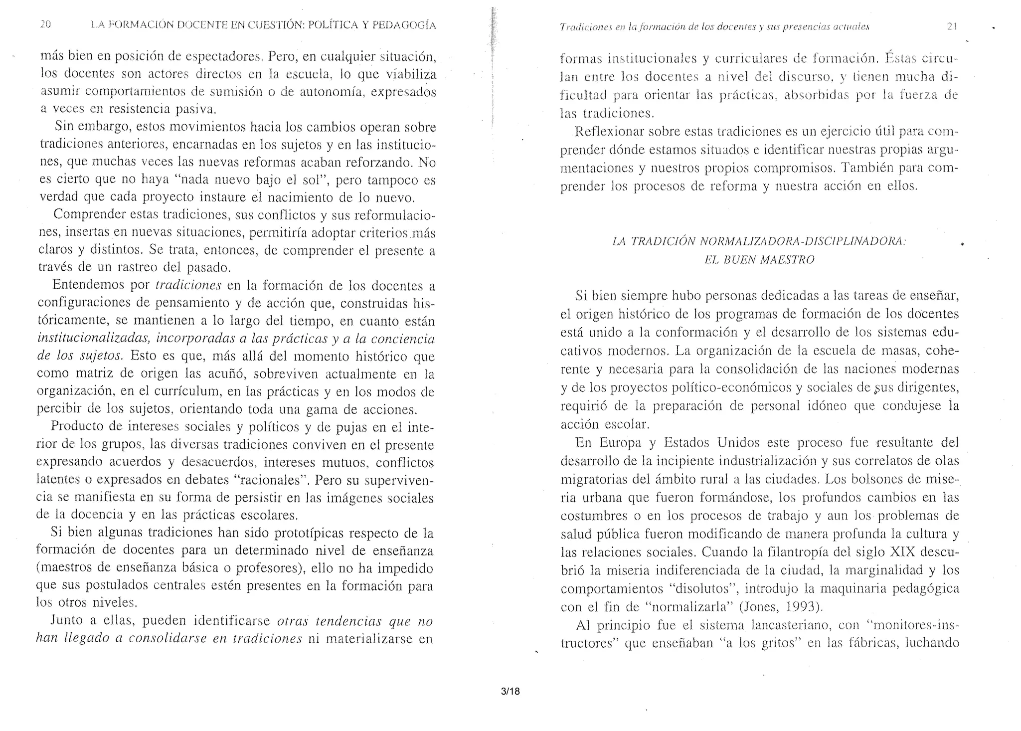 DAVINI, M. C - La formación docente en cuestión.pdf