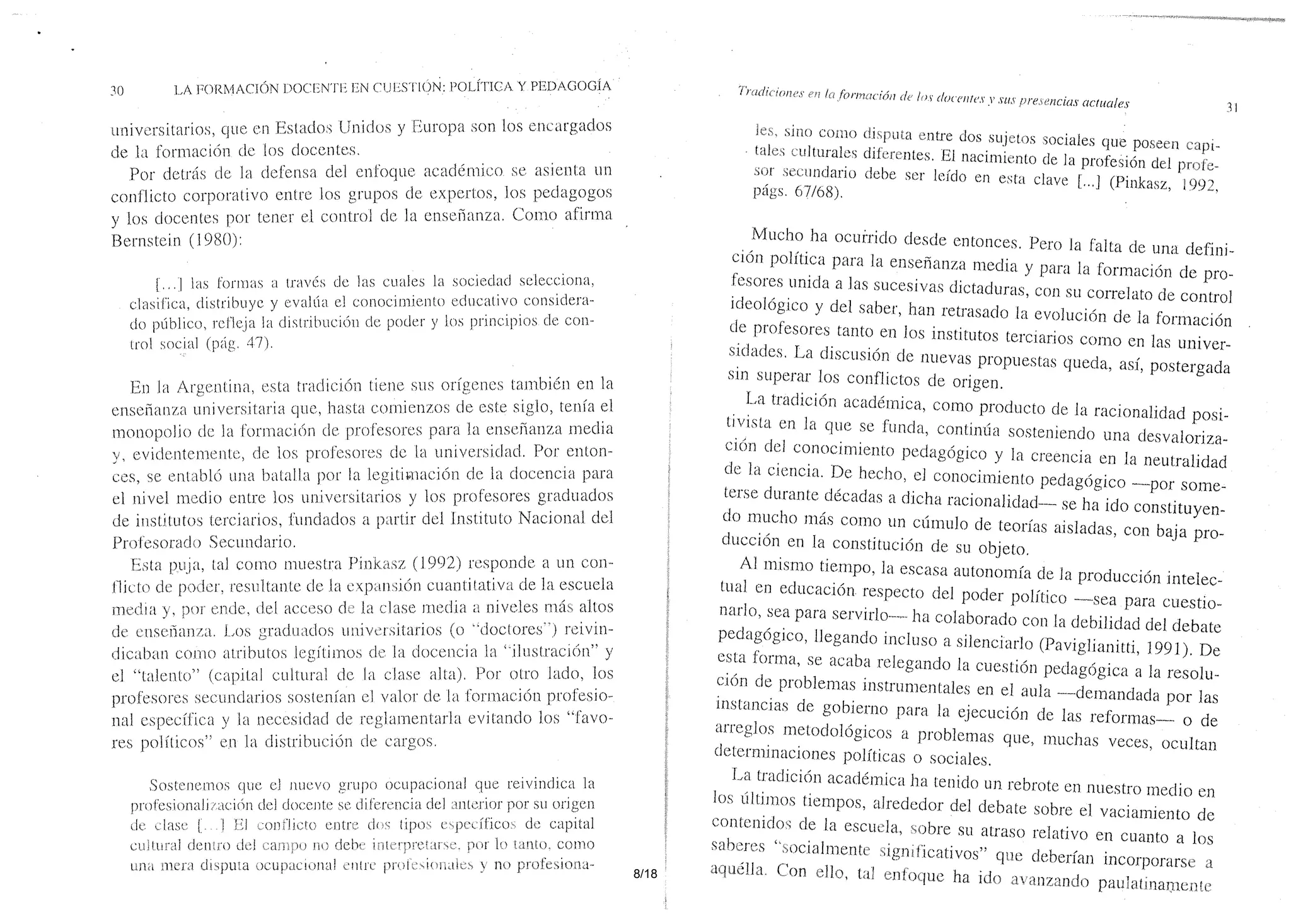 DAVINI, M. C - La formación docente en cuestión.pdf