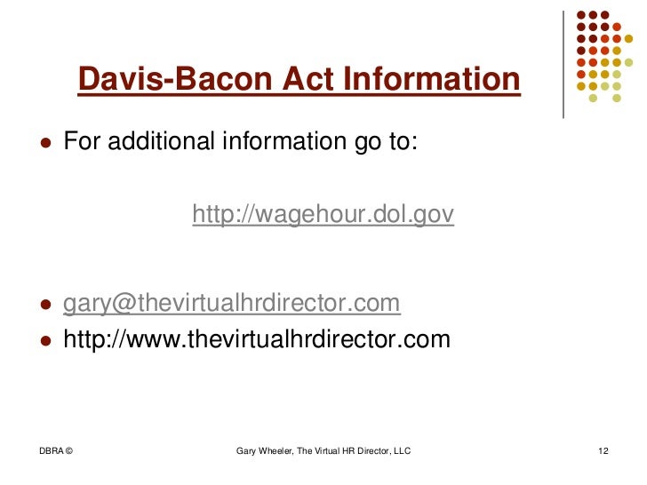 davis bacon act Btop recipient davis-bacon checklist 1 march 2012 broadband technology opportunities program (btop) davis-bacon act compliance checklist for recipients. davis bacon act Btop recipient davis-bacon checklist 1 march 2012 broadband technology opportunities program (btop) davis-bacon act compliance checklist for recipients.