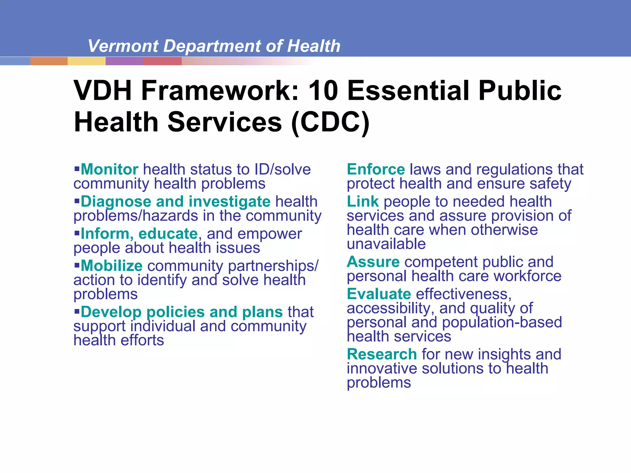 Wendy Davis: Leveraging Public Health Capacity to Improve Health System ...