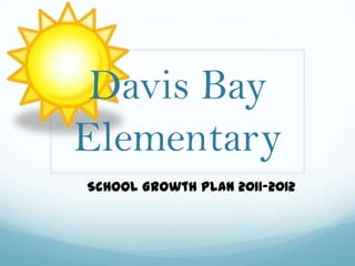 Davis Bay Elementary School Growth Plan 2011-2012 