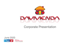June 2020
Corporate Presentation
 