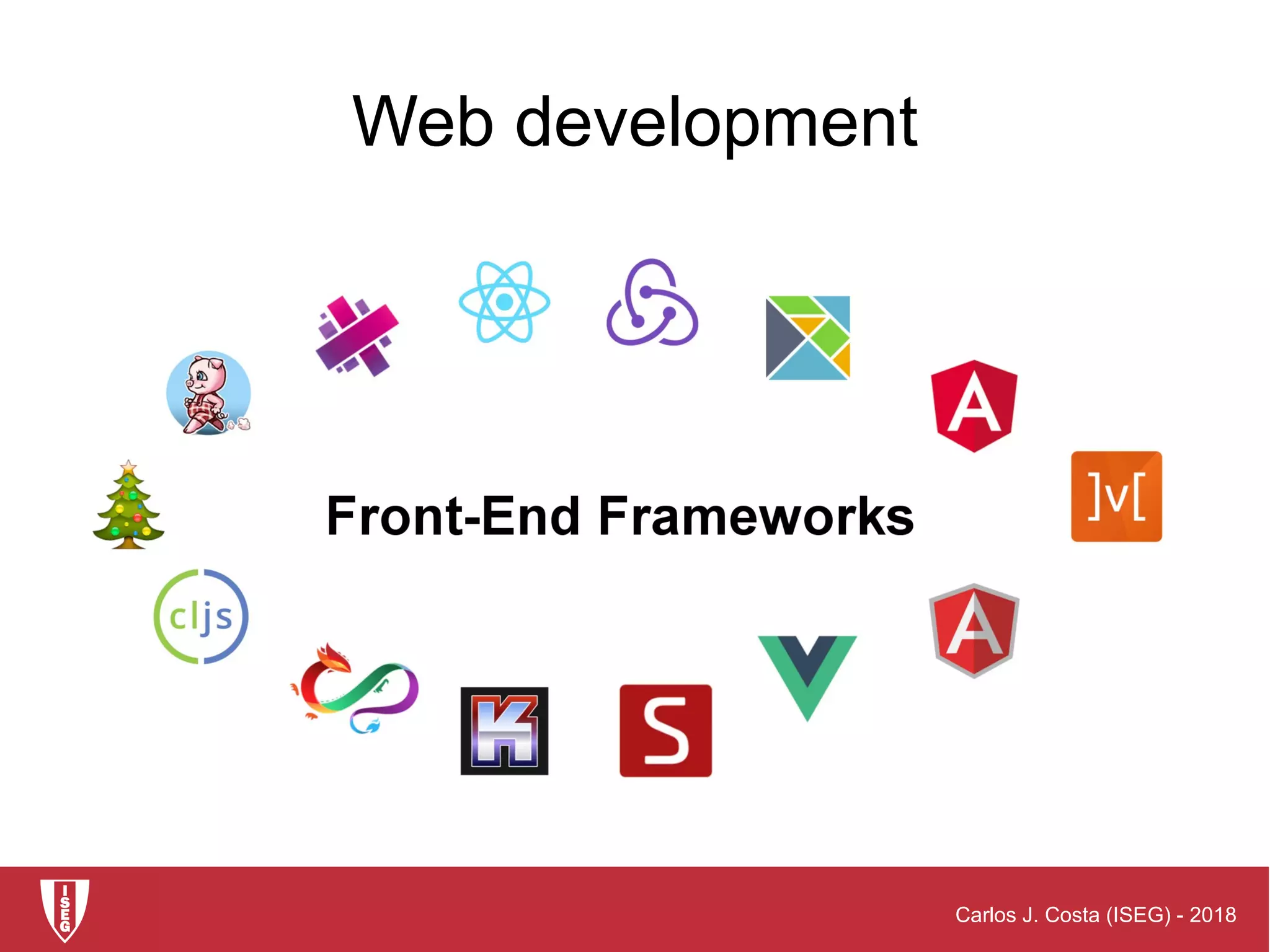 Carlos J. Costa (ISEG) - 2018
Web development
 