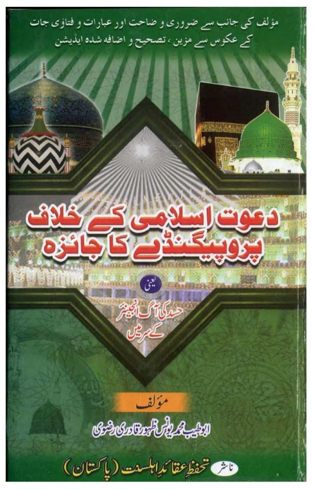 Dawat E Islami Ke Kihlaf Propagandey Ka Jaiza By Yunus Zohoor Qadri R