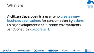[PU&D] - Power Platform only for Citizen Developers? | PPTX