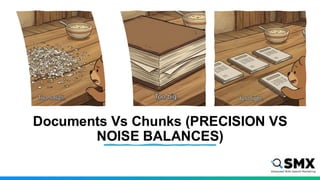 Documents Vs Chunks (PRECISION VS
NOISE BALANCES)
 