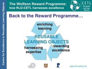 Back to the Reward Programme… 