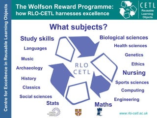 What subjects? Study skills Maths Stats Health sciences Nursing Languages Music Biological sciences Sports sciences Engineering Social sciences Classics Genetics Ethics Computing Archaeology History 