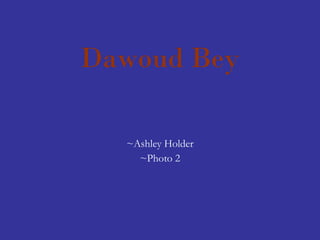 Dawoud Bey ~Ashley Holder ~Photo 2 