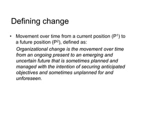 DAWSON Managing Change Creativity and Innovation Chapter 1 Summary | PDF