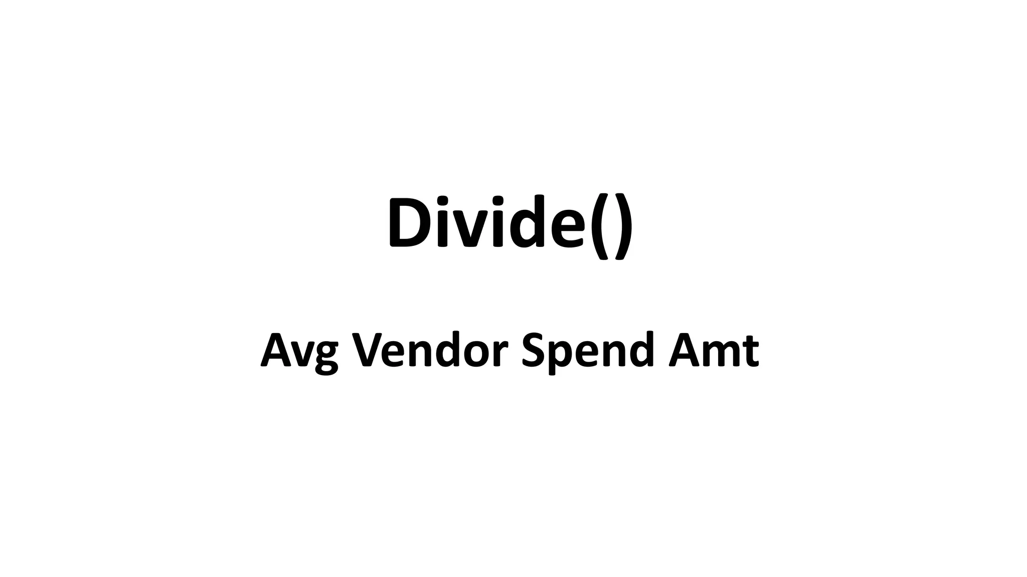 Max(), Min(), Average()
Avg Unit Price
Max Unit Price
Min Unit Price
 