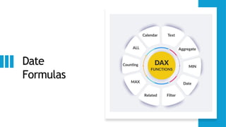 Dax formulas in power bi.pptx data analytics | PPTX
