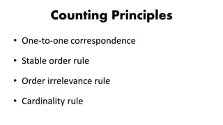 Teaching numbers and Operations in Mathematics | PPTX