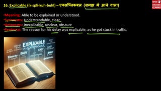 Comprehensive Vocabulary Guide: Synonyms & Antonyms Explained | PDF
